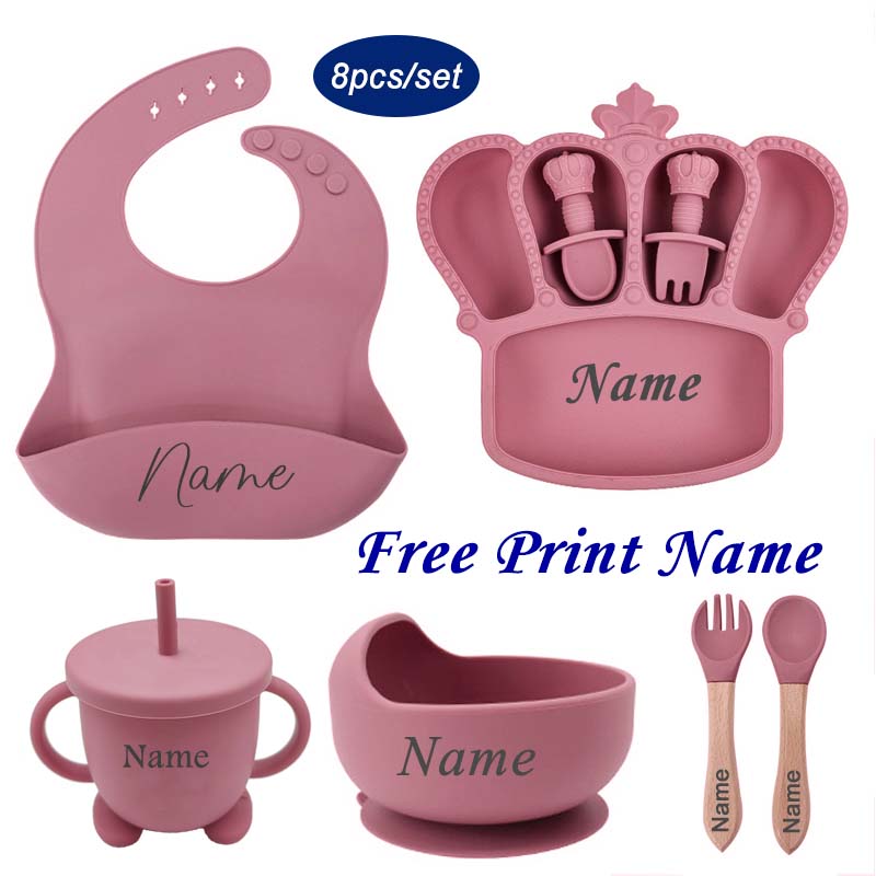 Baby Food Tray - Personal isierter Name Baby Fütterung platte