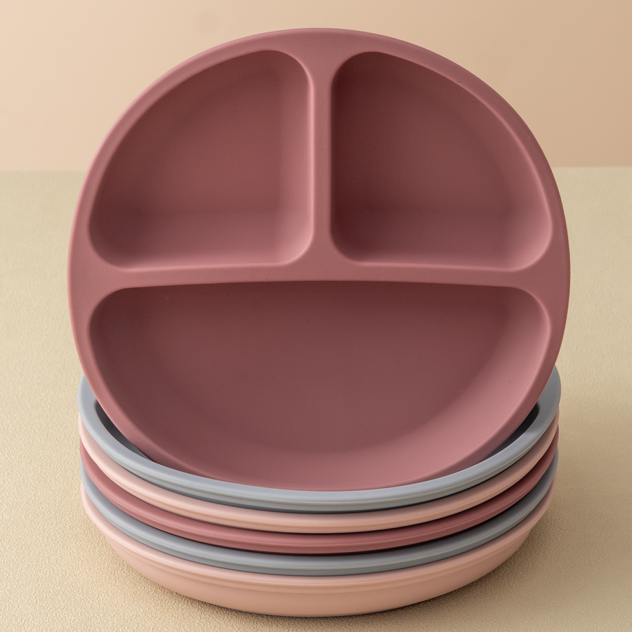 Baby Food Tray - 1PCS Baby Sucker Silikon Essplatte BPA