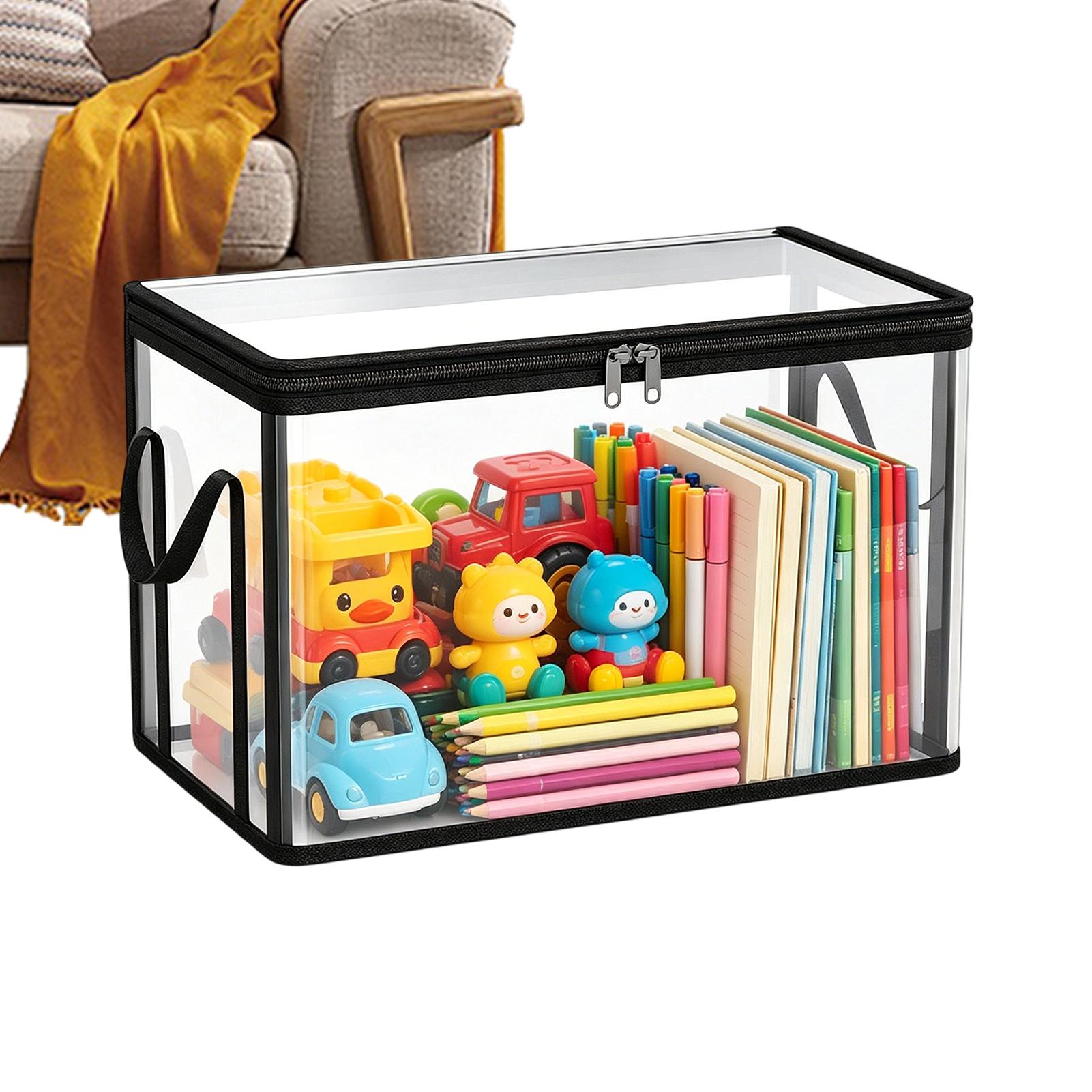 Food Pouch Reusable - M/L Stapelbare Bücherorganizer mit Griffen &