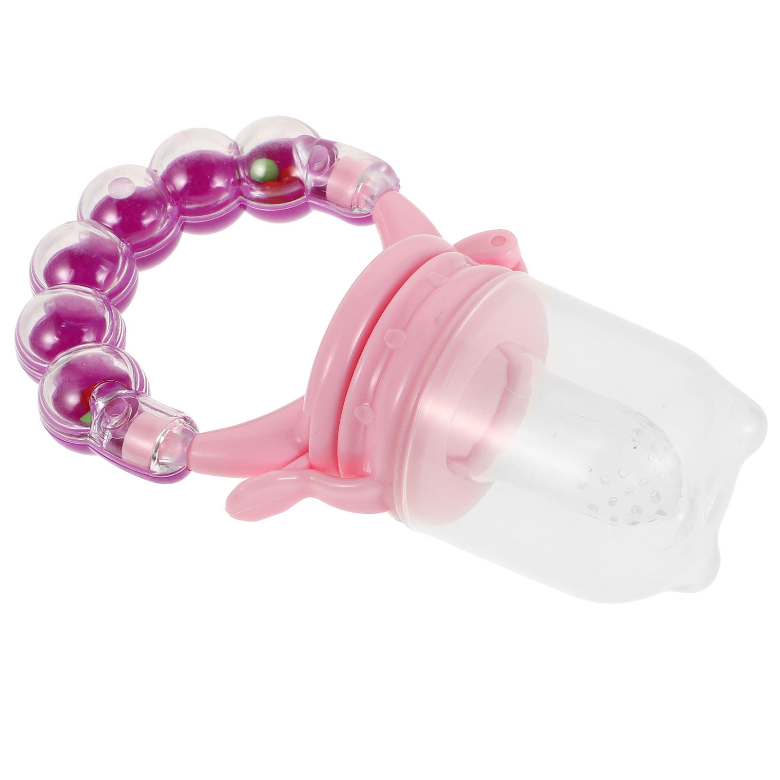 Baby Food Essentials - Baby-Fruchtsauger, Sicherer Beißring, Geräuscharmer Kausauger, Lebensmittelspender,