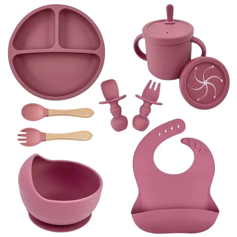 Baby Food Tray - Food Grade Silikon Kind Geschirr Set