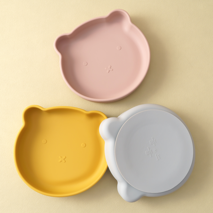 Baby Food Tray - 1PC Silikon Baby Gerichte Saug Esszimmer
