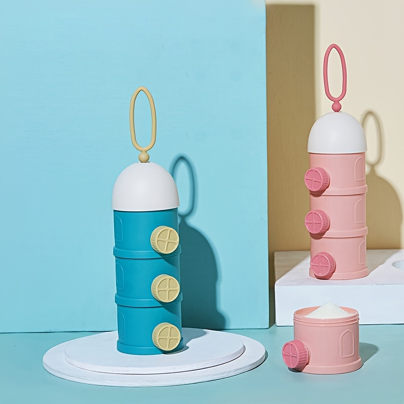 Baby Food Essentials - Tragbare Milchpulver-Aufbewahrungsbox für Kinder, süßes Design,