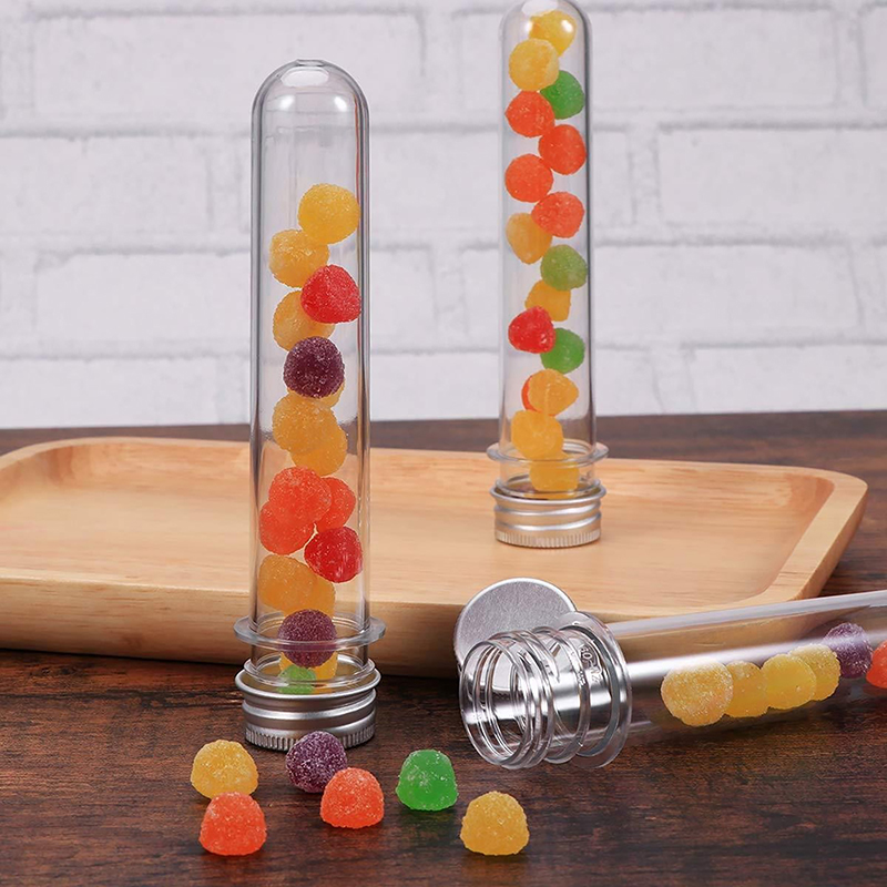 Baby Food Youtube - 1/5Pcs Kunststoff Labor Reagenzgläser Transparent Candy