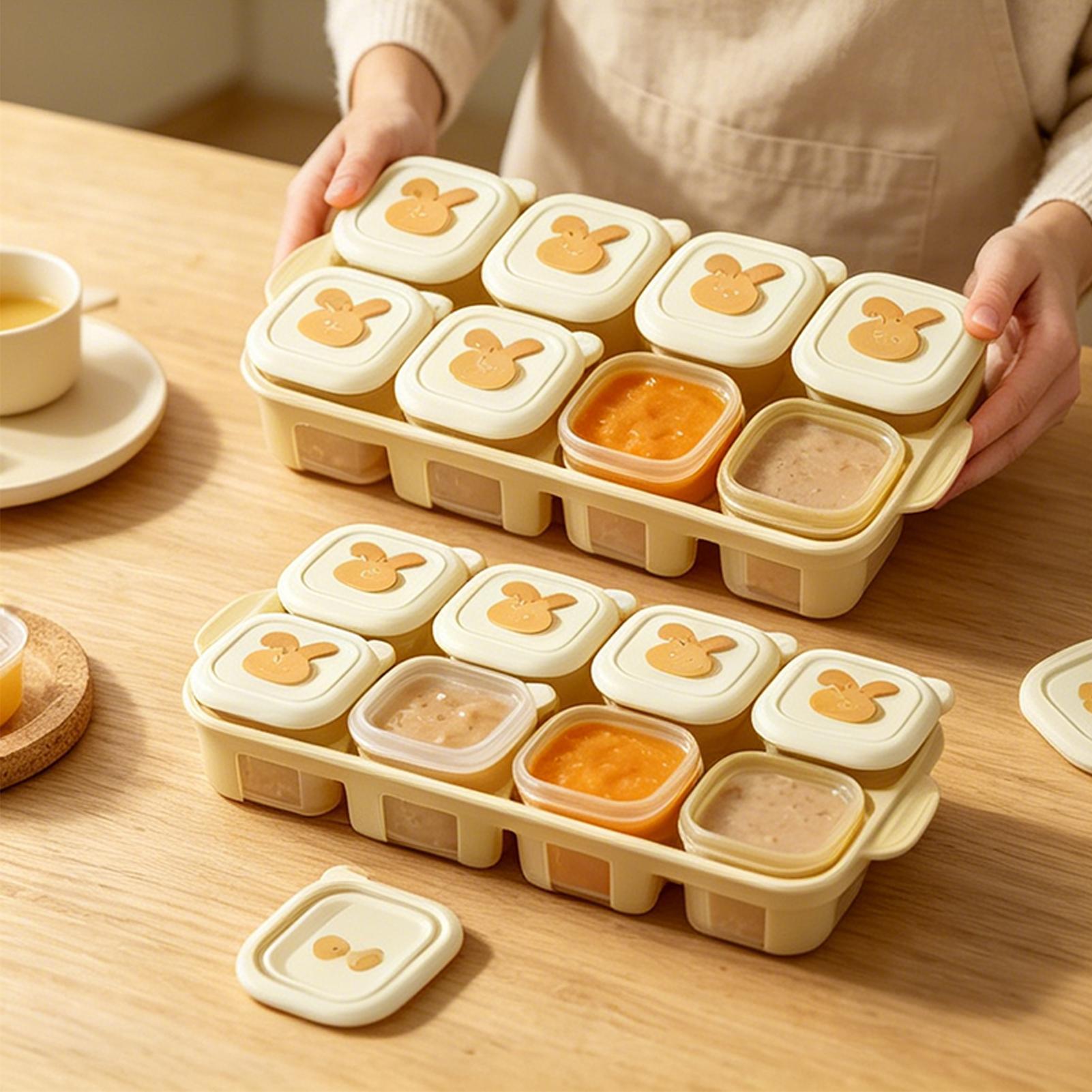 Würfelförmige Lebensmittel-Gef – Baby Food Tray Bewertung und Preis