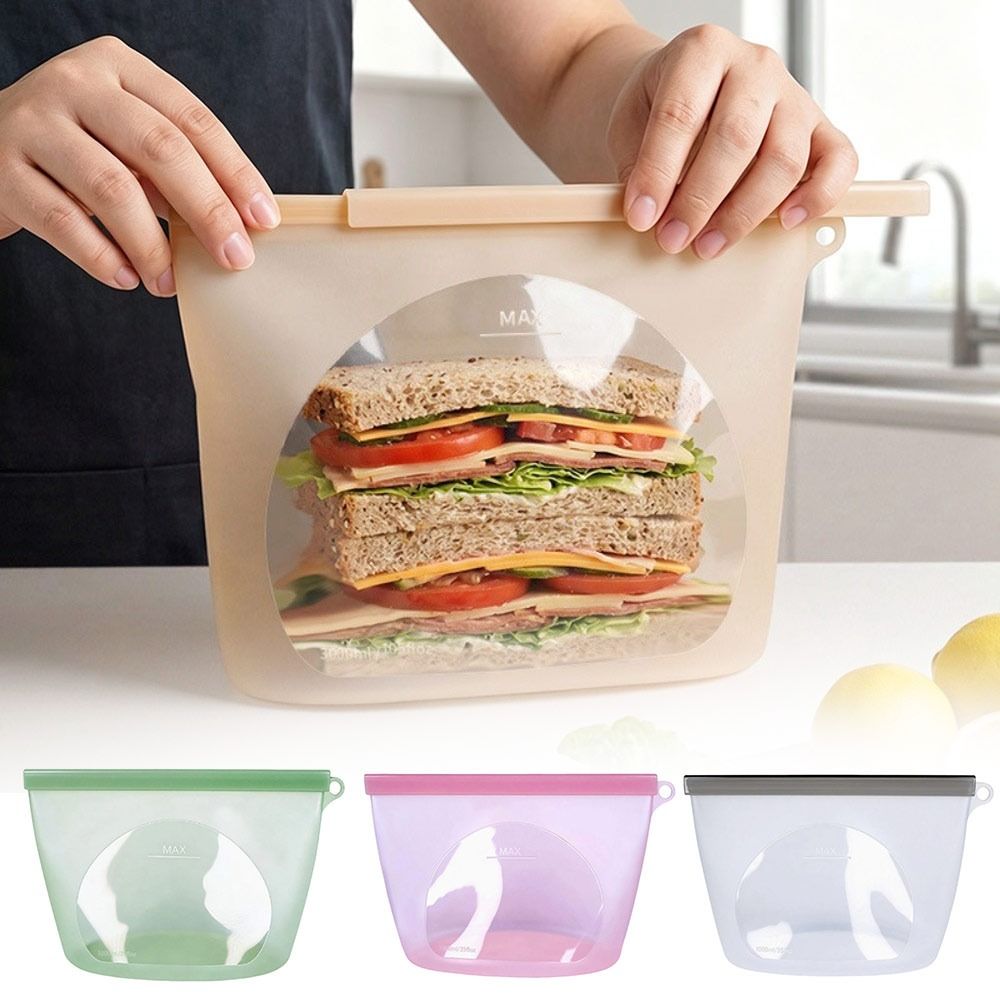 Silikon-Lebensmittel-Aufbewahr – Food Pouch Reusable Bewertung und Preis