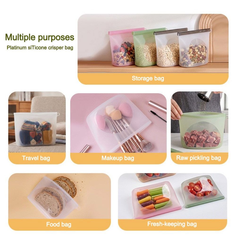 Silikon-Lebensmittel-Aufbewahr – Food Pouch Reusable Bewertung und Preis