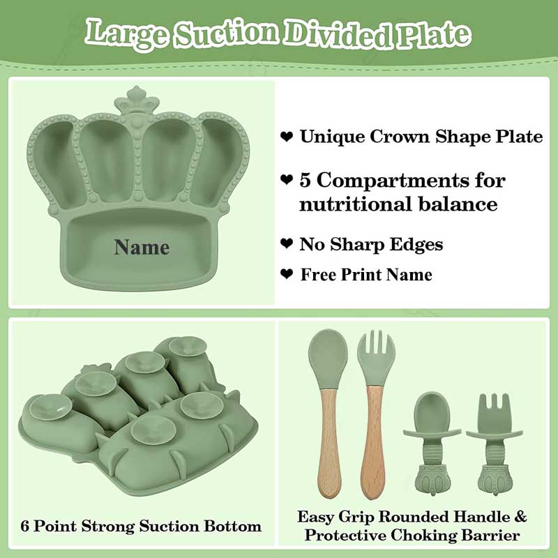 Personal isierter Name Baby Fü – Baby Food Tray Bewertung und Preis
