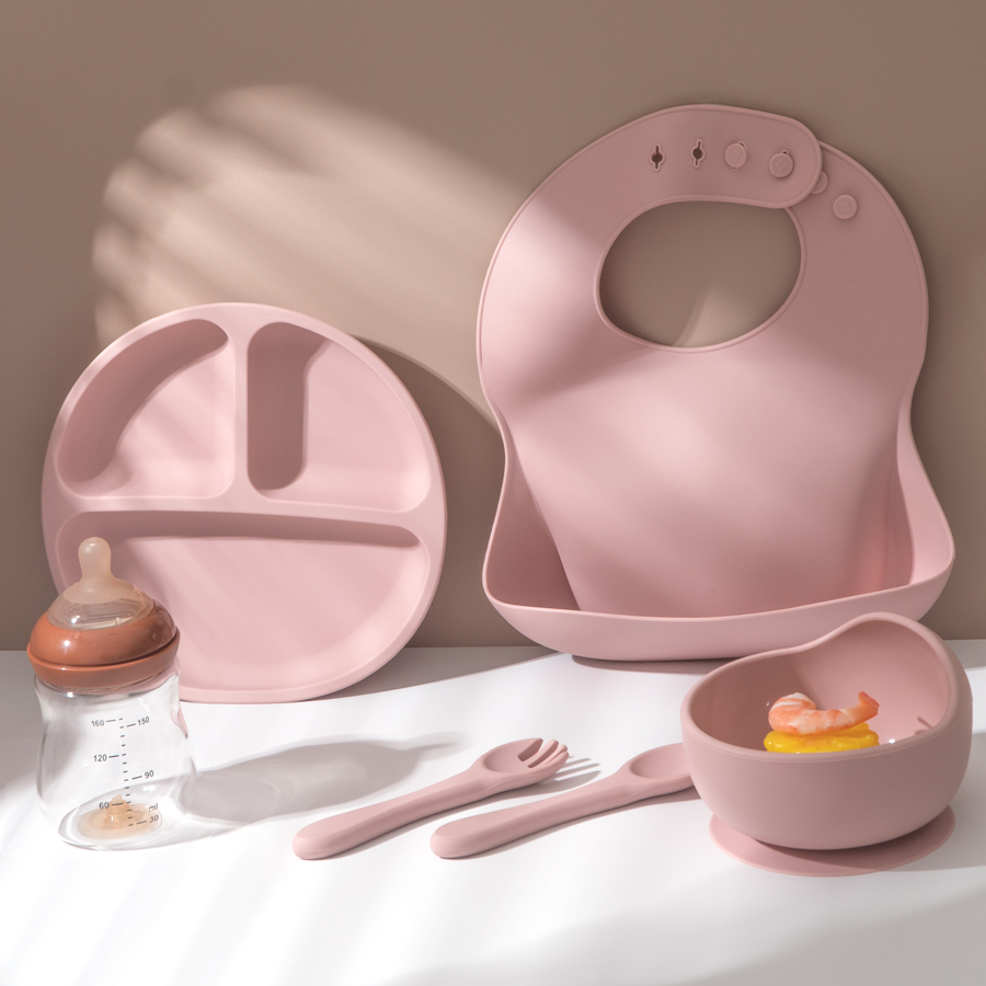 5Pcs Baby Silikon Fütterung Se – Baby Food Tray Bewertung und Preis