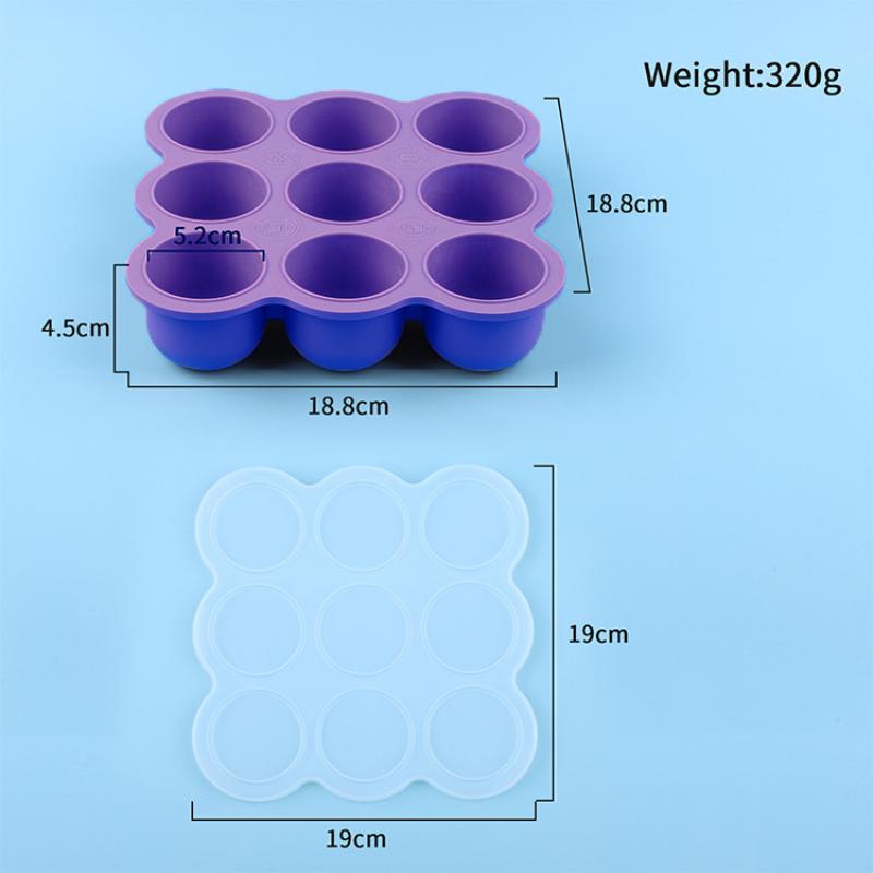 Baby-Nahrung Silikonbehälter 9 – Baby Food Tray Bewertung und Preis