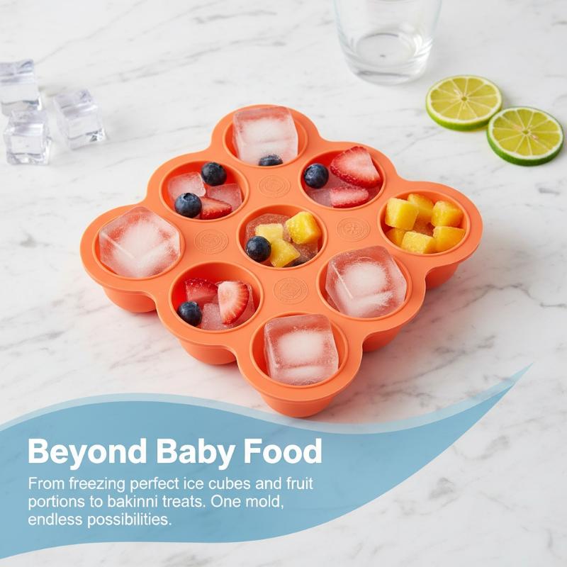 Baby-Nahrung Silikonbehälter 9 – Baby Food Tray Bewertung und Preis