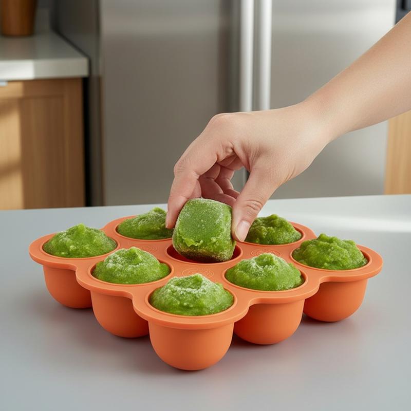 Baby-Nahrung Silikonbehälter 9 – Baby Food Tray Bewertung und Preis