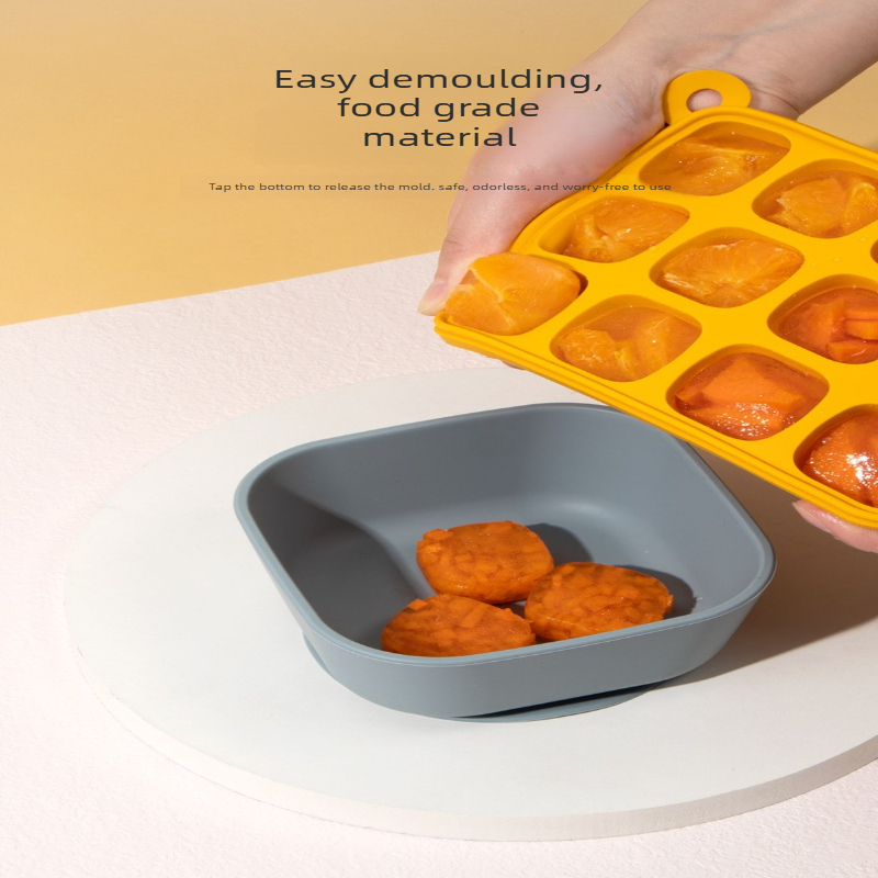 Platin-Silikon Baby-Nahrungsmi – Baby Food Tray Bewertung und Preis