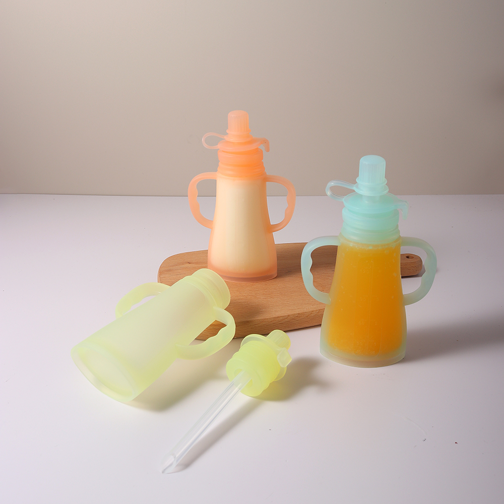 Neue Wiederverwendbare Silikon – Food Pouch Reusable Bewertung und Preis