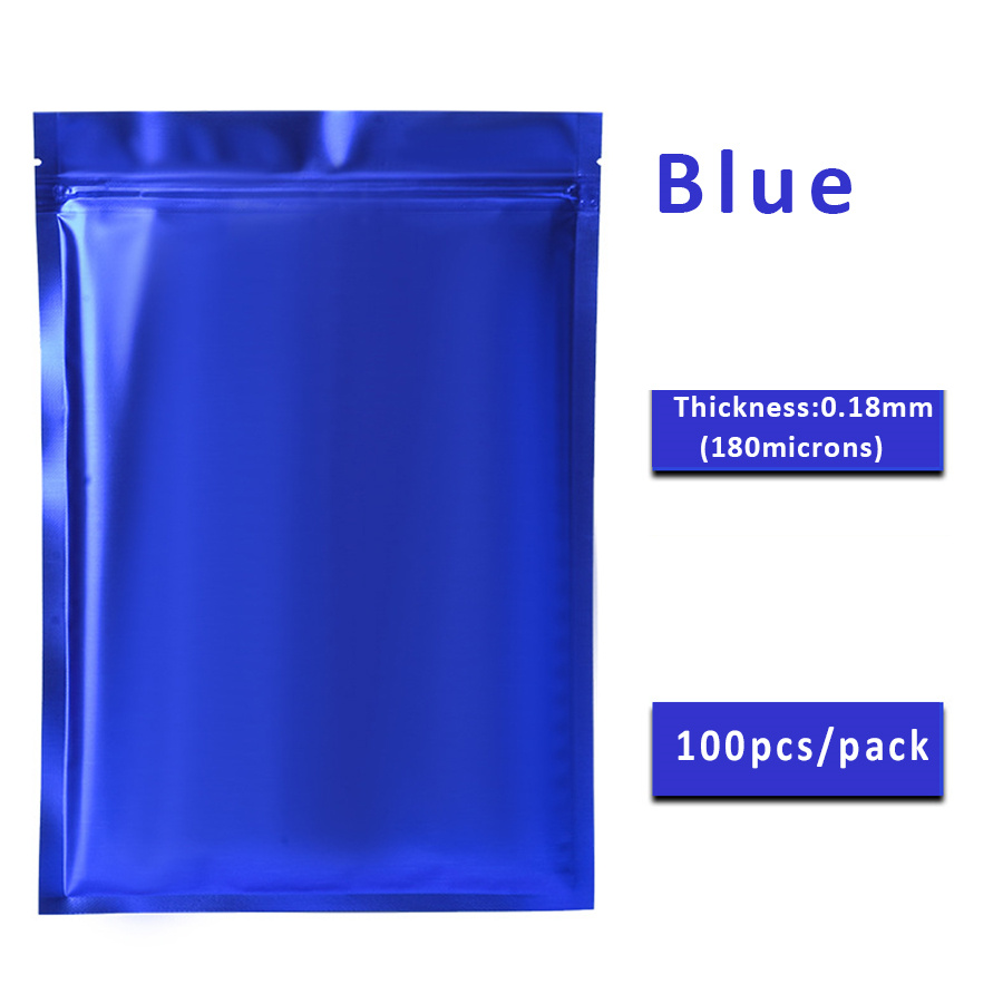 100 Stück matte blaue Folien-R – Food Pouch Reusable Bewertung und Preis