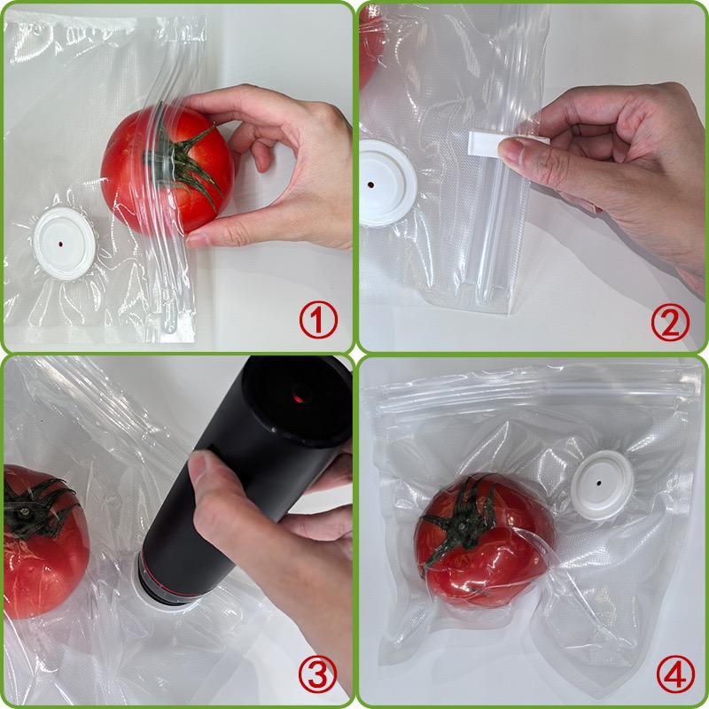 Neue wiederverwendbare Luft-Va – Food Pouch Reusable Bewertung und Preis